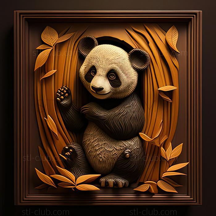 3D model st Little panda (STL)